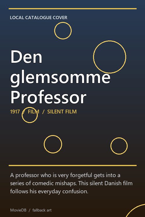 Den glemsomme Professor poster