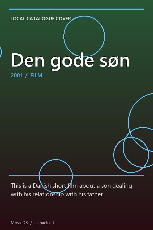 Den gode søn poster
