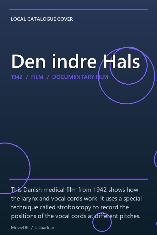 Den indre Hals poster