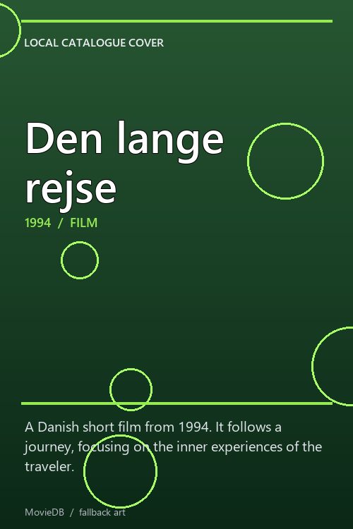 Den lange rejse poster