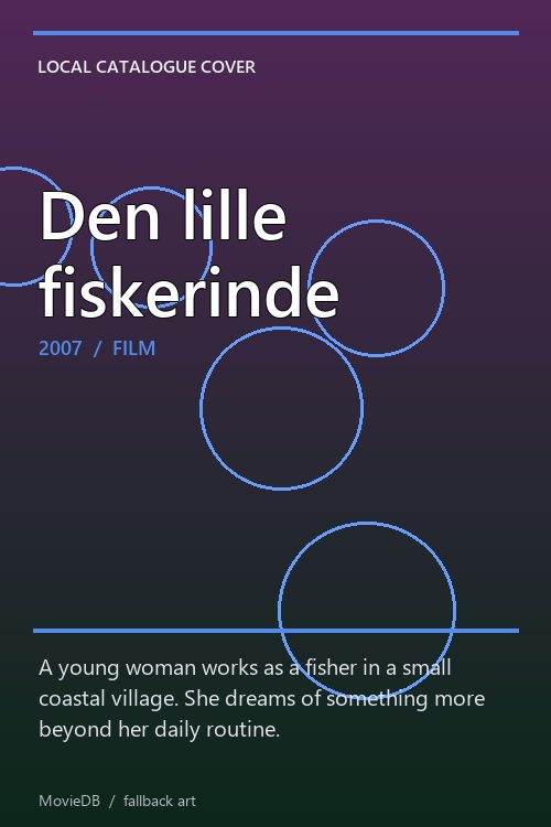 Den lille fiskerinde poster