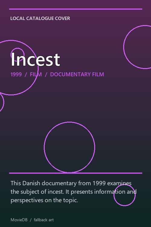 Incest poster