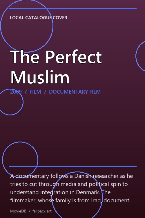 The Perfect Muslim poster
