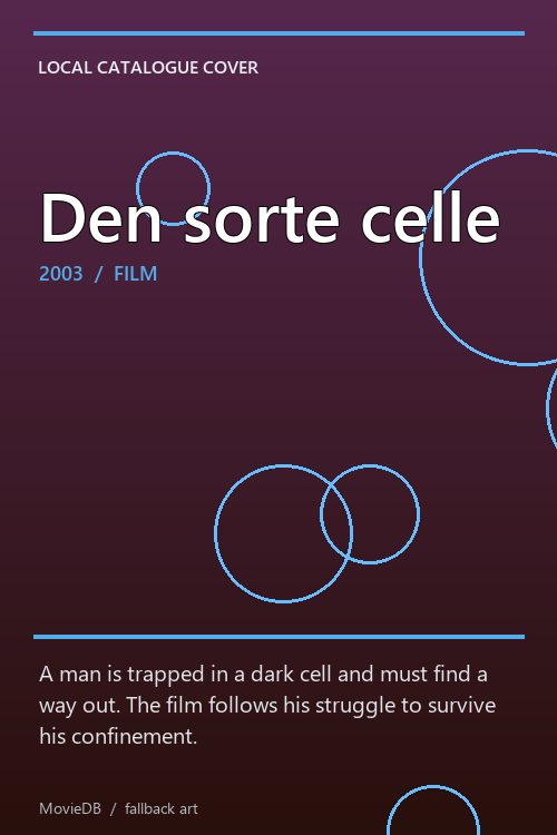 Den sorte celle poster
