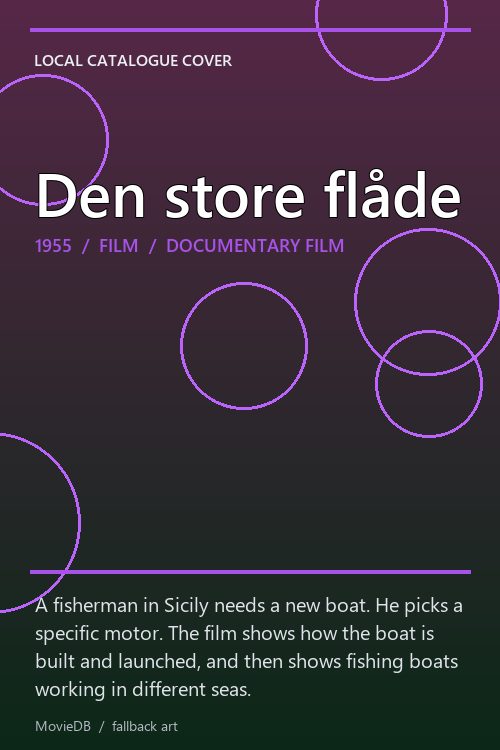 Den store flåde poster