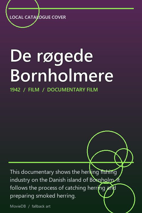 De røgede Bornholmere poster