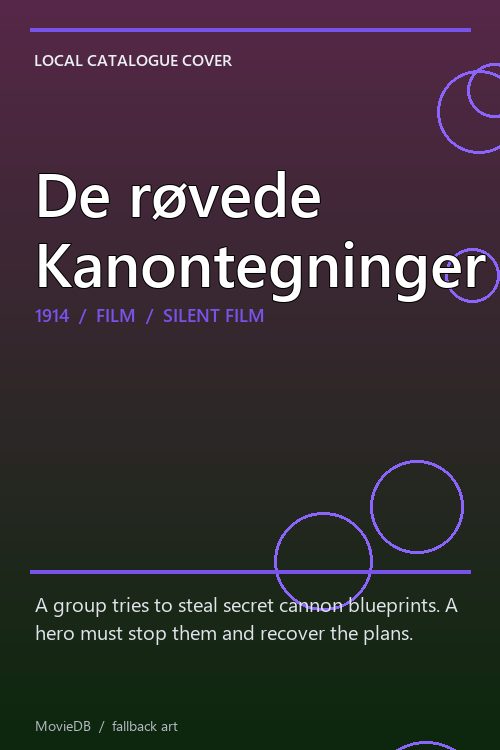 De røvede Kanontegninger poster