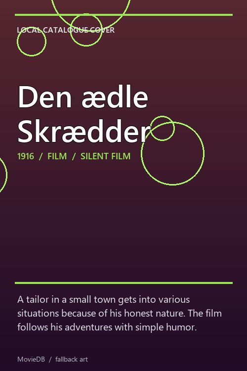 Den ædle Skrædder poster