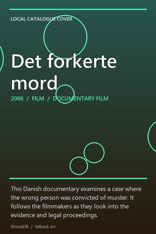 Det forkerte mord poster