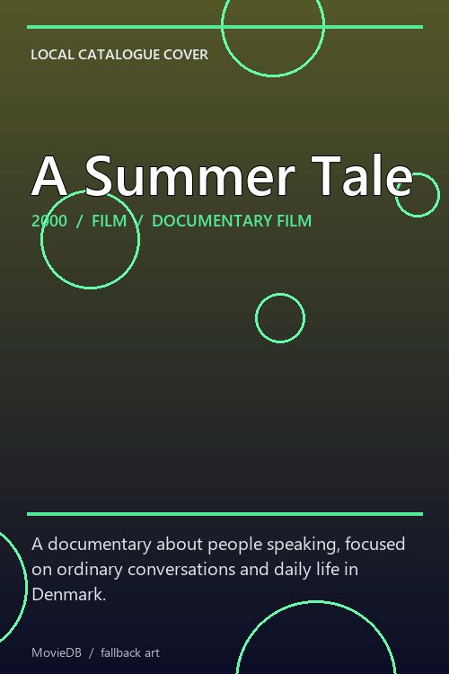 A Summer Tale poster
