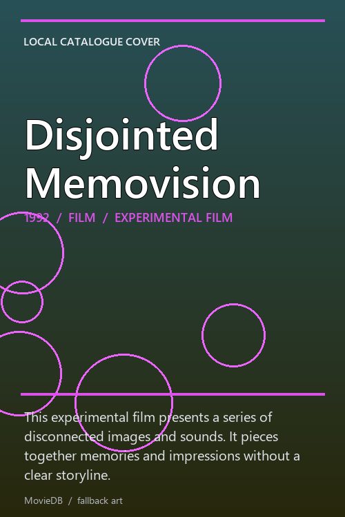 Disjointed Memovision poster