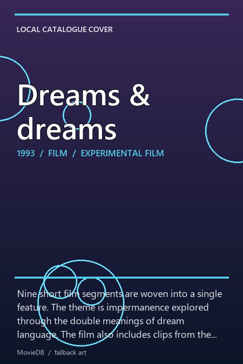 Dreams & dreams poster