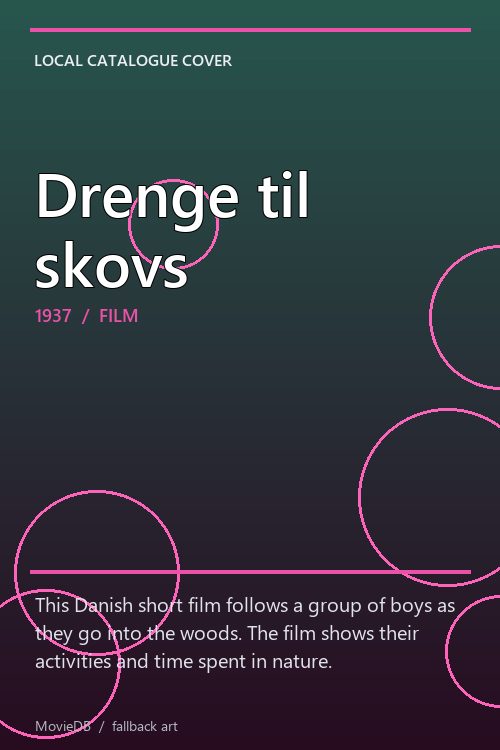 Drenge til skovs poster