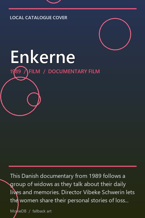 Enkerne poster