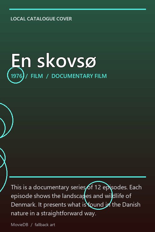 En skovsø poster