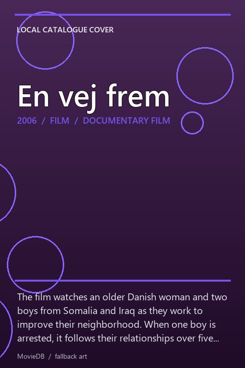 En vej frem poster