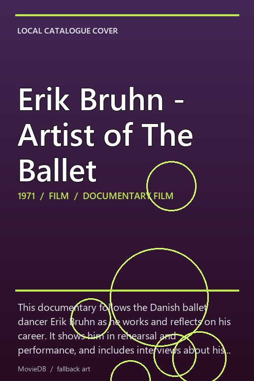 Erik Bruhn - Artist of The Ballet poster