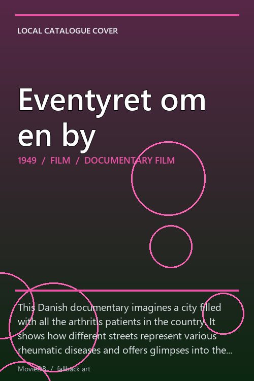 Eventyret om en by poster