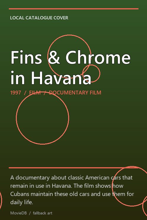 Fins & Chrome in Havana poster