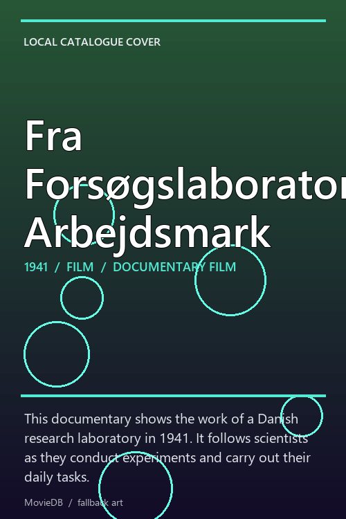 Fra Forsøgslaboratoriets Arbejdsmark poster