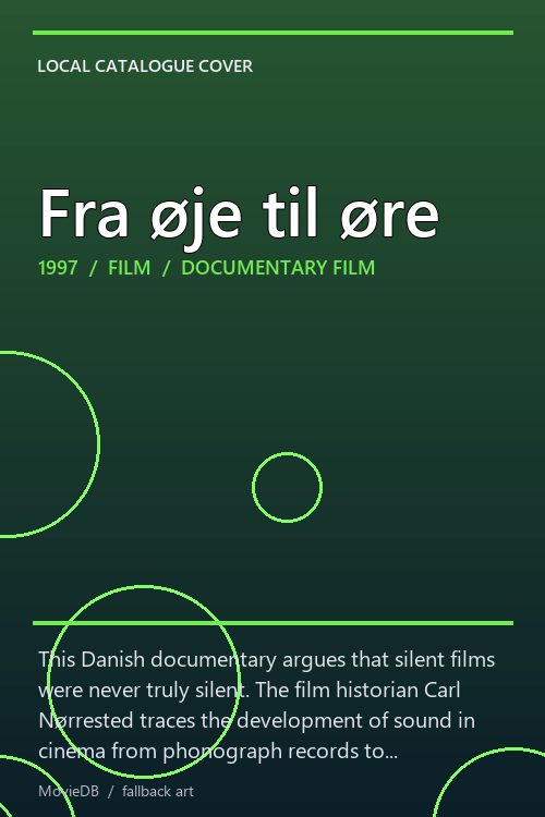 Fra øje til øre poster