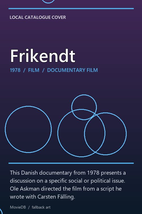 Frikendt poster