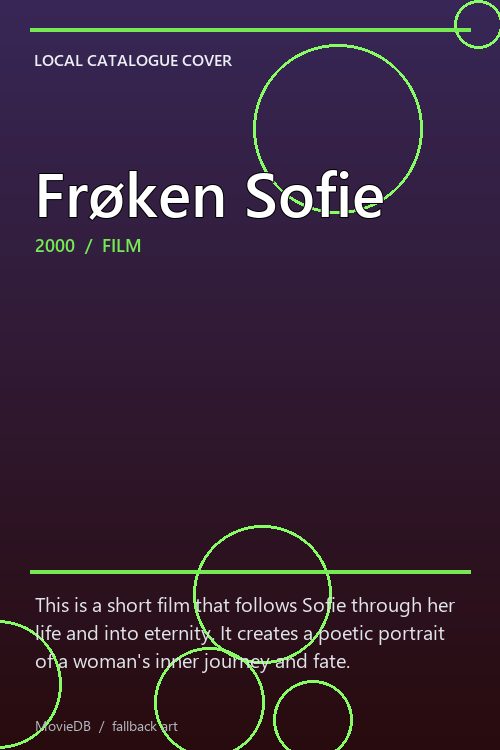 Frøken Sofie poster