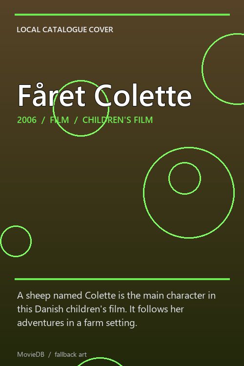 Fåret Colette poster