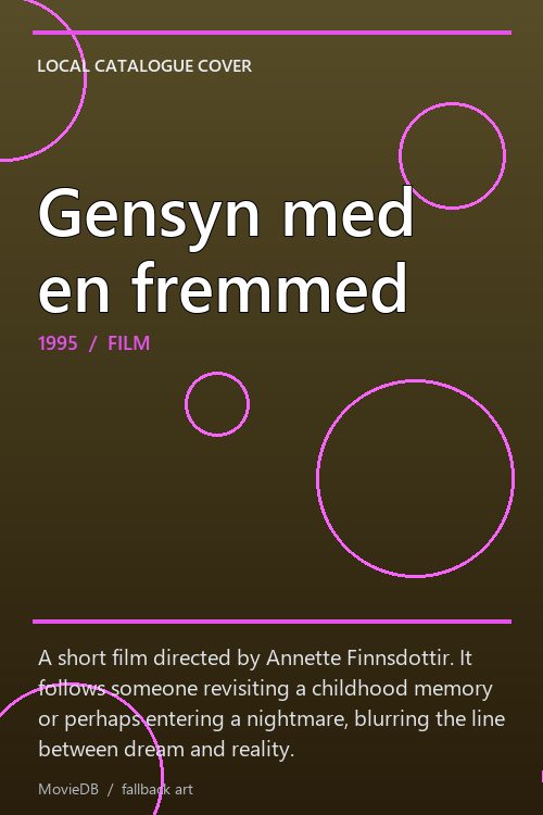 Gensyn med en fremmed poster