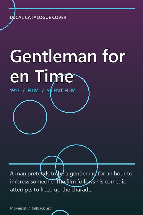 Gentleman for en Time poster