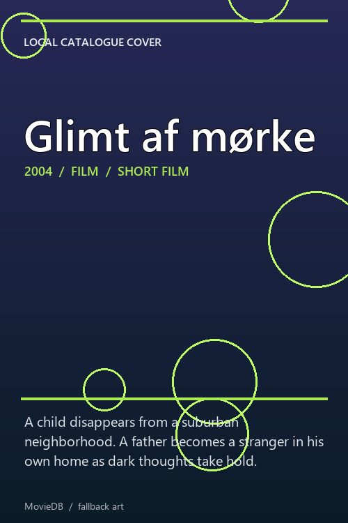Glimt af mørke poster