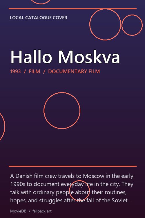 Hallo Moskva poster