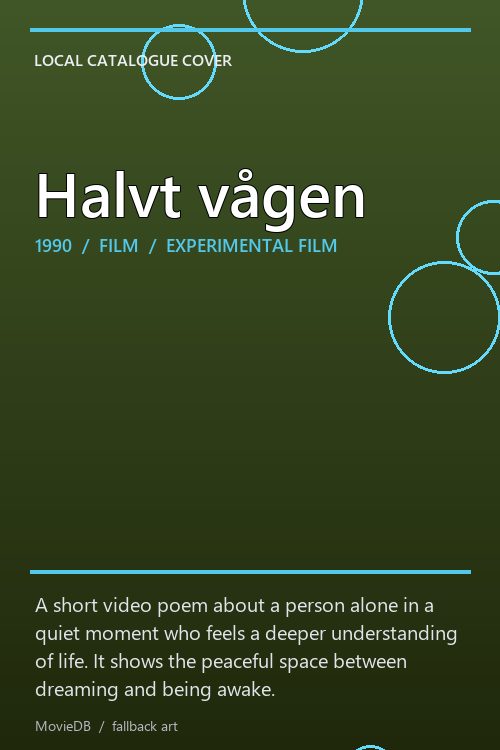 Halvt vågen poster