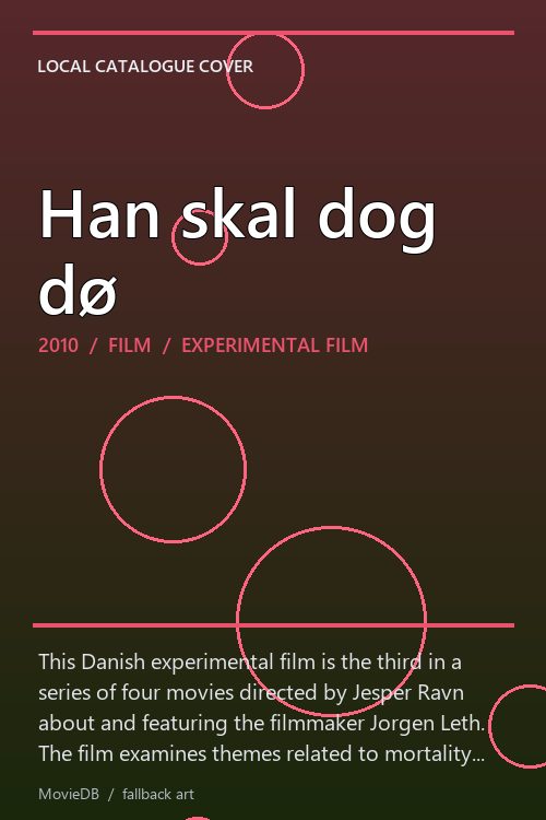 Han skal dog dø poster
