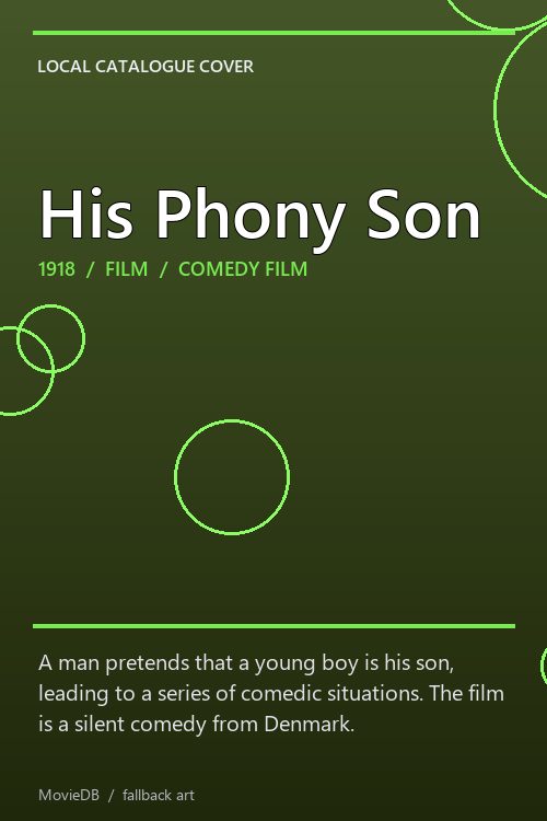 His Phony Son poster