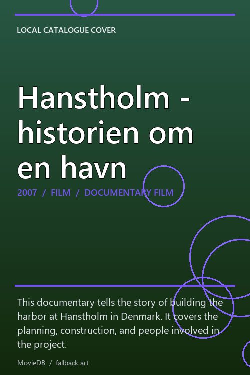 Hanstholm - historien om en havn poster