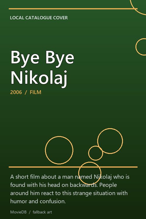 Bye Bye Nikolaj poster