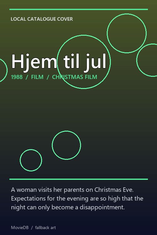 Hjem til jul poster