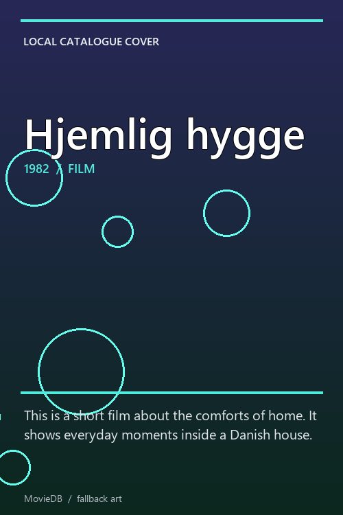 Hjemlig hygge poster