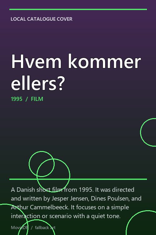 Hvem kommer ellers? poster