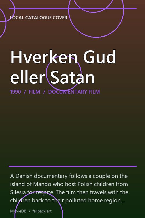 Hverken Gud eller Satan poster
