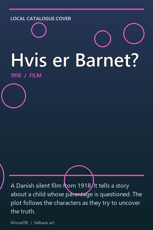 Hvis er Barnet? poster