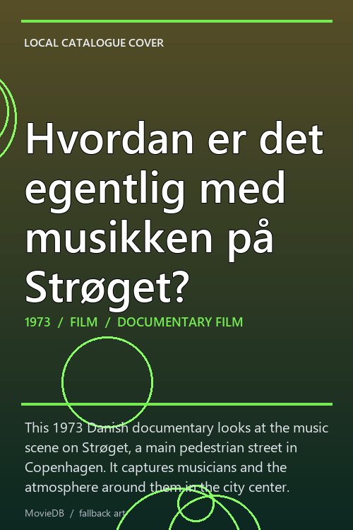 Hvordan er det egentlig med musikken på Strøget? poster