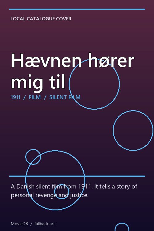Hævnen hører mig til poster