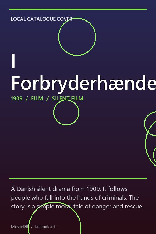 I Forbryderhænder poster