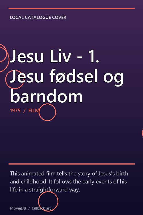 Jesu Liv - 1. Jesu fødsel og barndom poster
