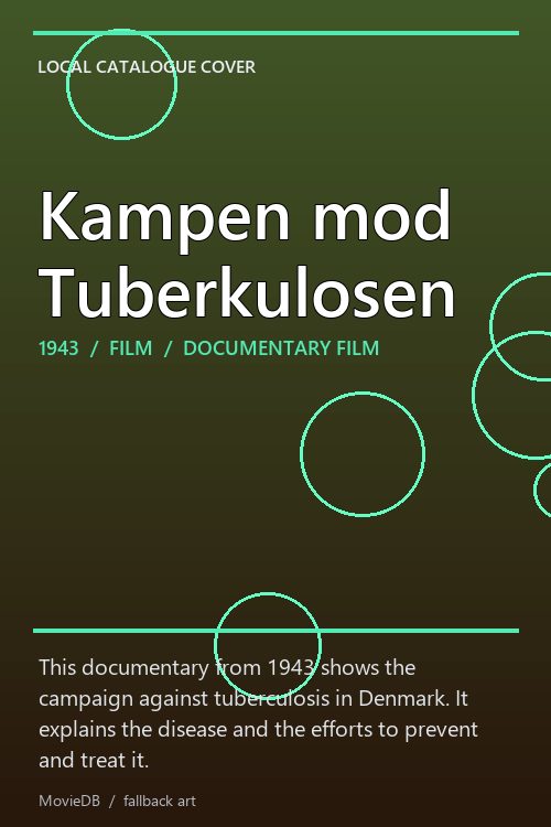 Kampen mod Tuberkulosen poster