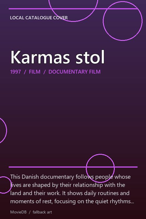 Karmas stol poster