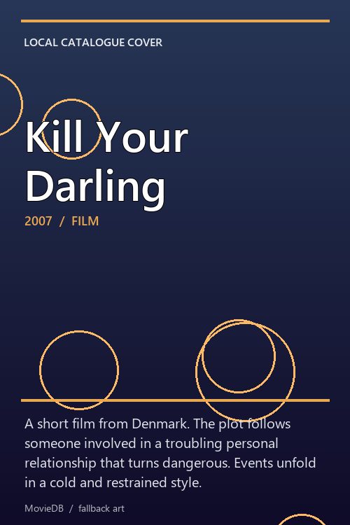 Kill Your Darling poster