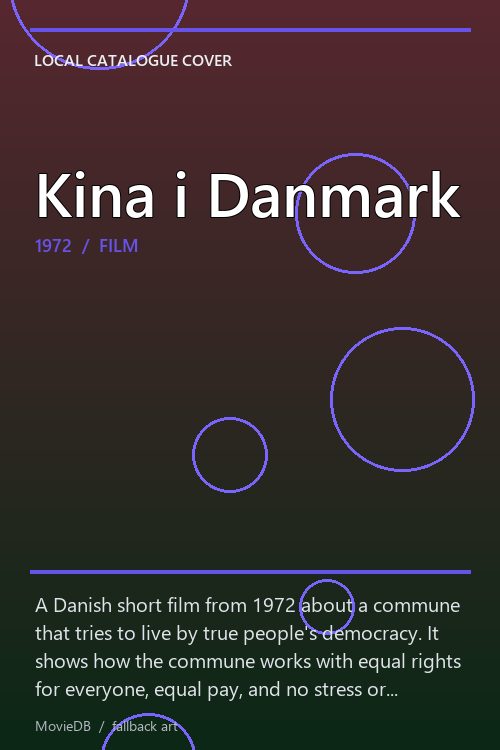 Kina i Danmark poster